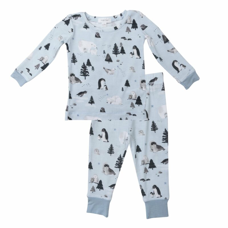 Angel Dear Arctic Animals Bamboo Viscose Loungewear Set