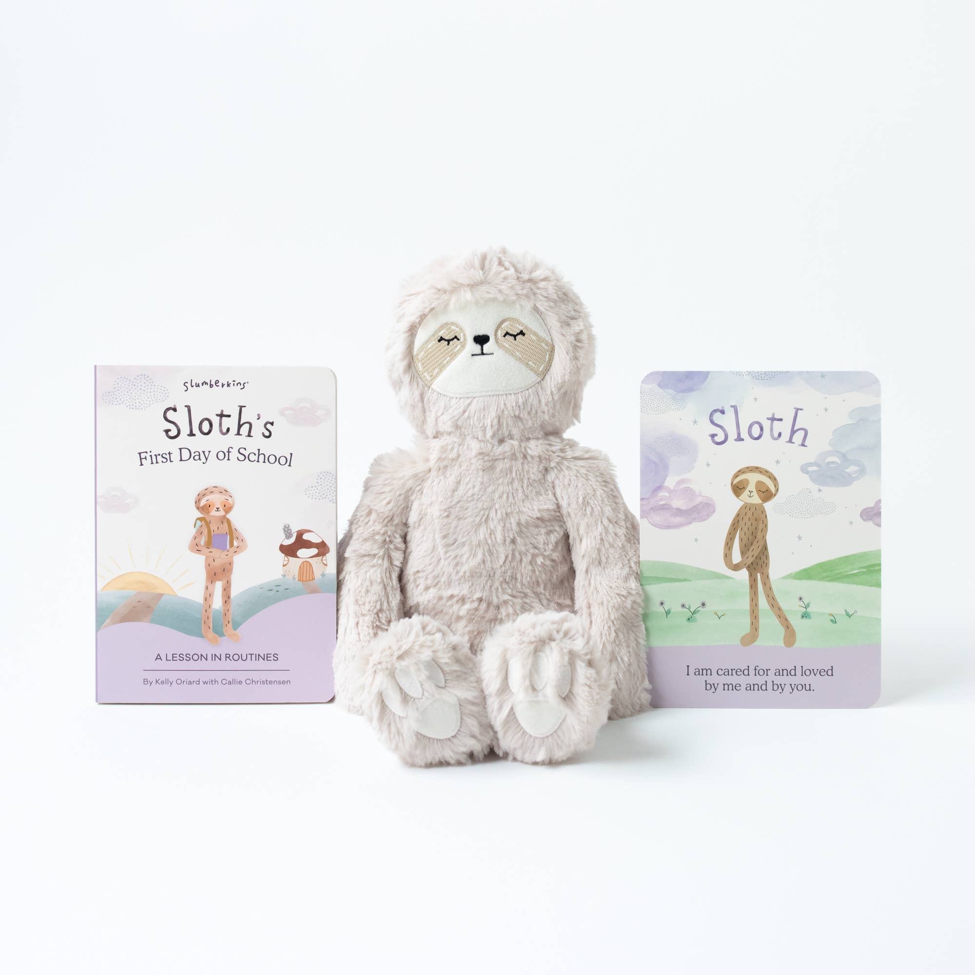 Slumberkins Hazel Sloth Kin Back to School Routines Bundle