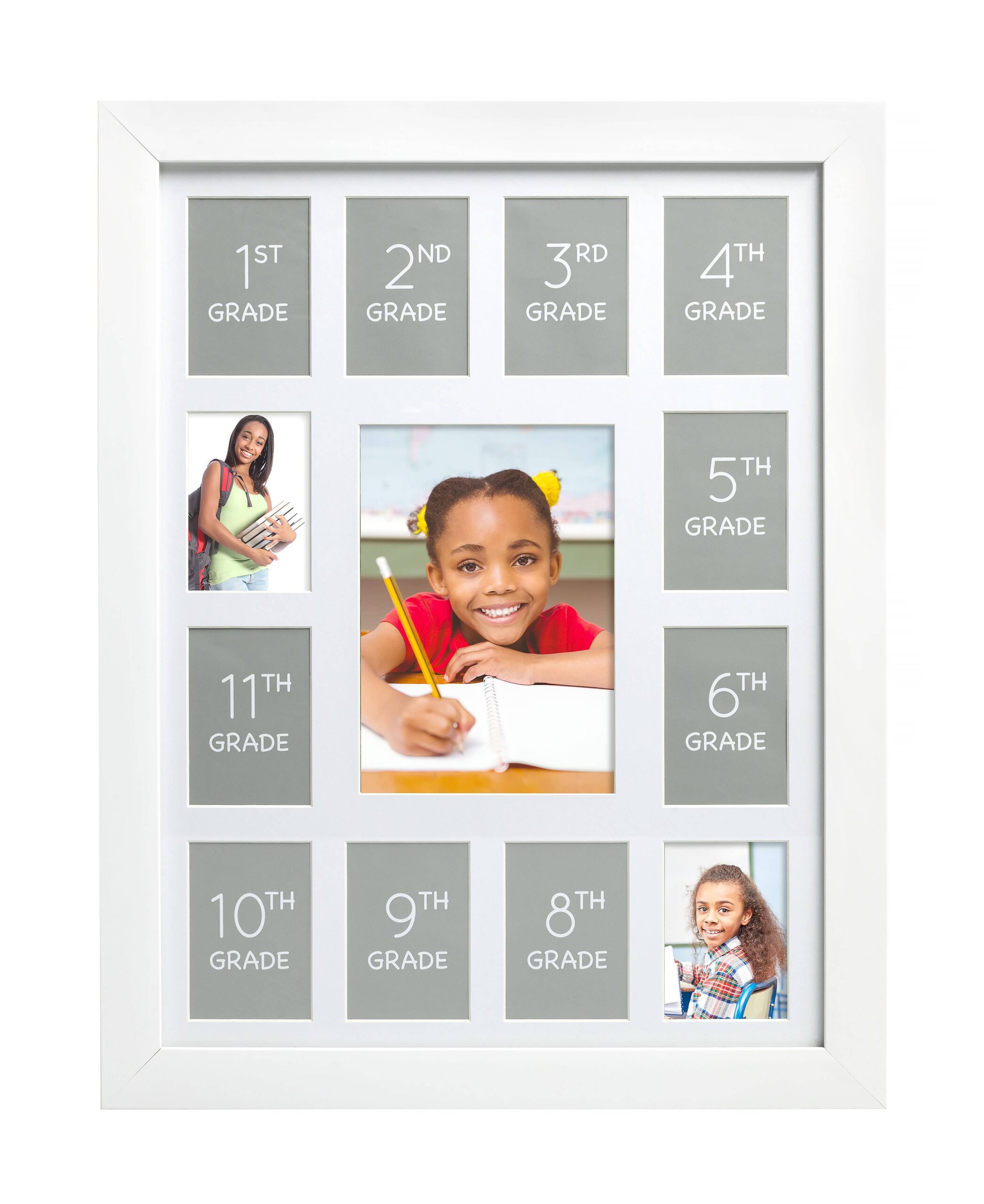 Kate & Milo K-12 School Days Photo Frame