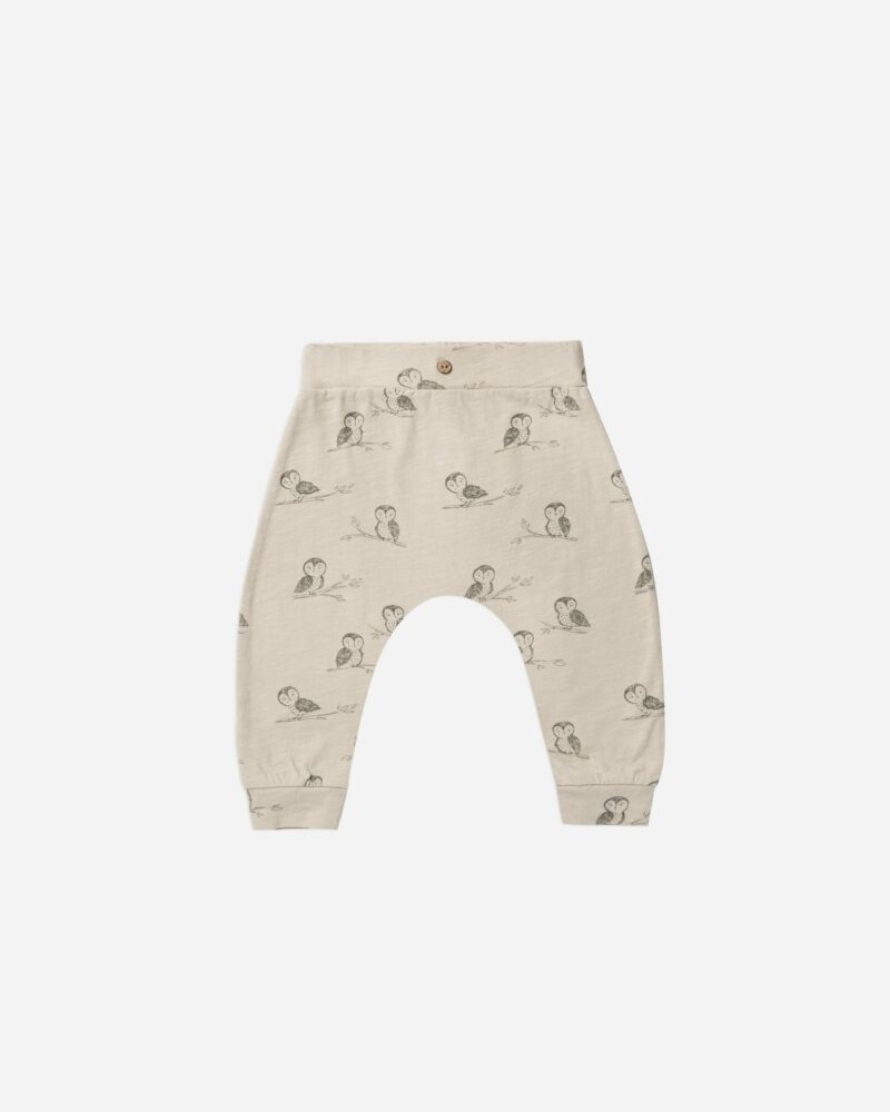 Rylee+Cru Slouch Pant in Owls