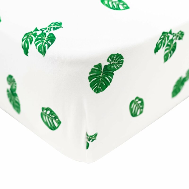 Kyte BABY Crib Sheet in Monstera