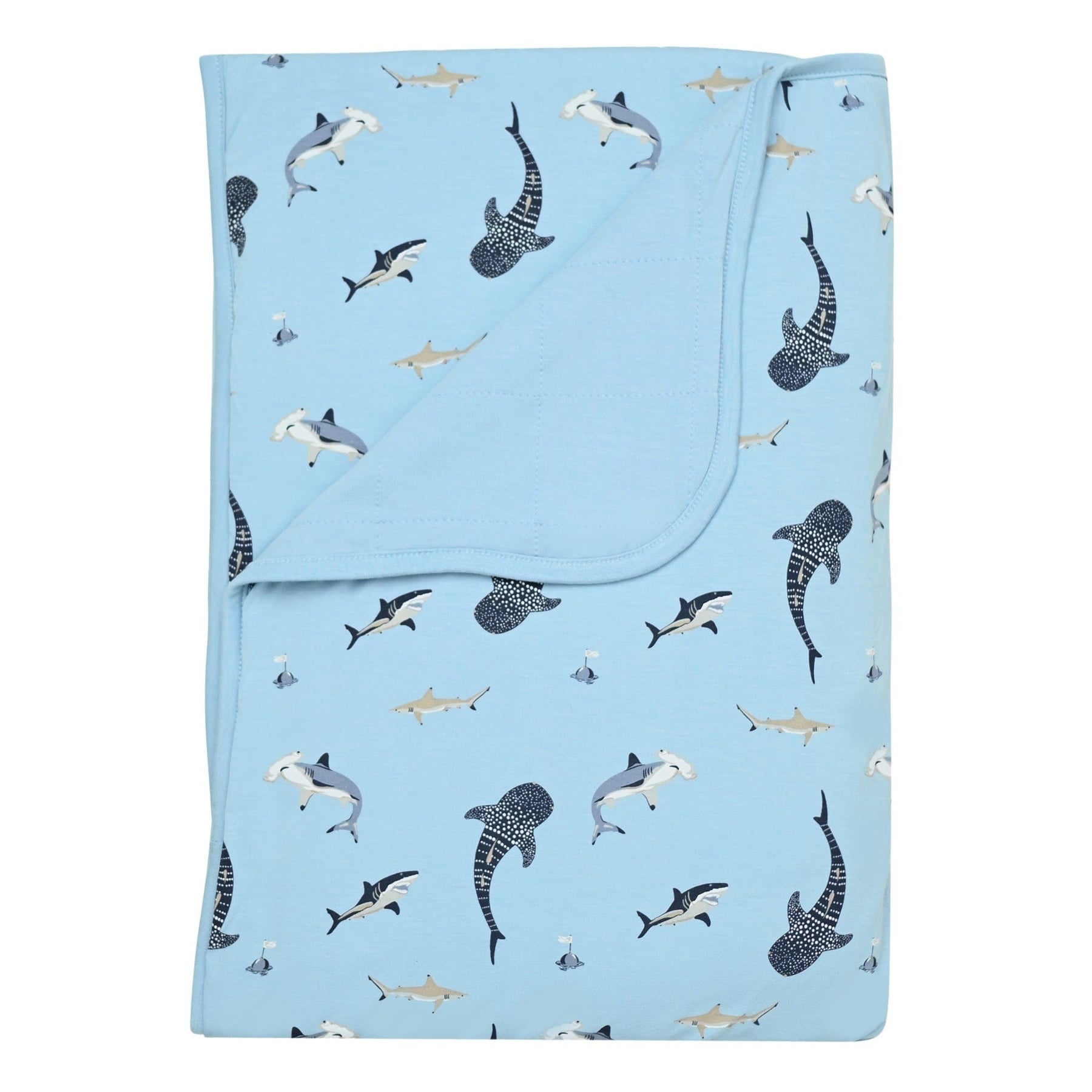 Kyte BABY Toddler Blanket in Stream Shark
