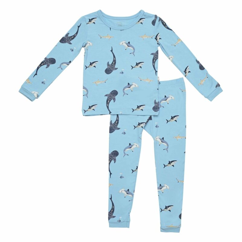 Kyte BABY Toddler Pajama Set in Stream Shark