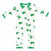 Kyte BABY Zippered Romper in Monstera Kyte BABY Zippered Romper in Monstera