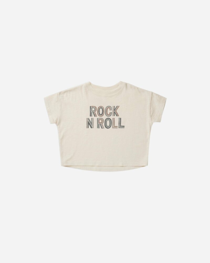 Rylee+Cru Boxy Tee in Rock N' Roll