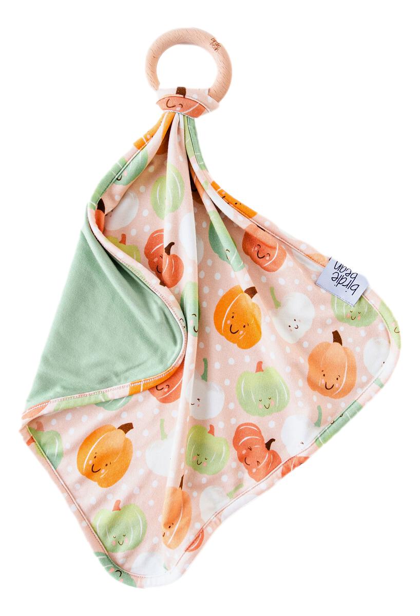 Birdie Bean Hazel Bamboo Viscose Lovey with Teething Ring