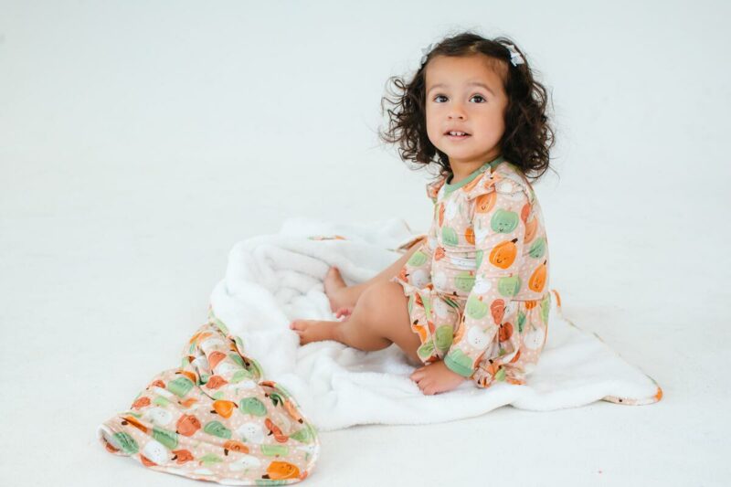 Hazel Bamboo Viscose Birdie Twirl available at Blossom