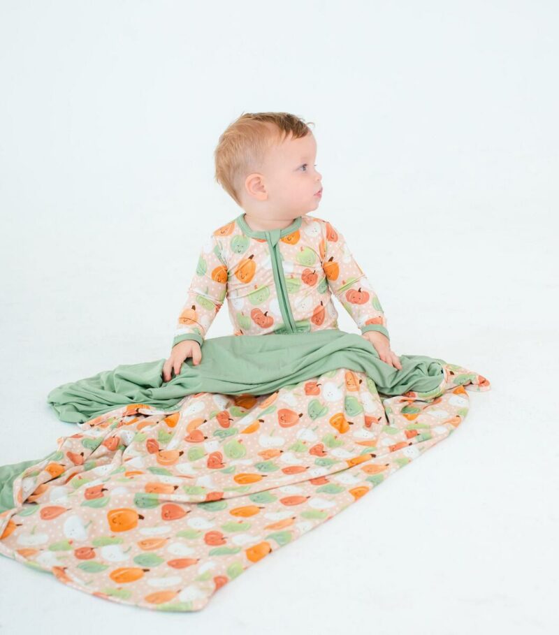 Hazel Bamboo Viscose Toddler Birdie Blanket made by Birdie Bean