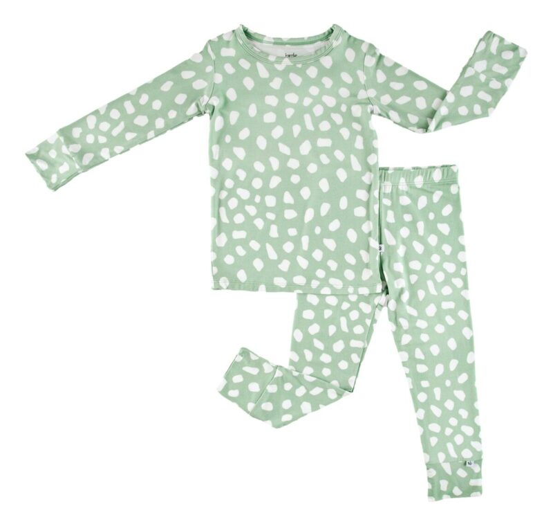 Willow Bamboo Viscose Two-Piece Pajamas available at Blossom