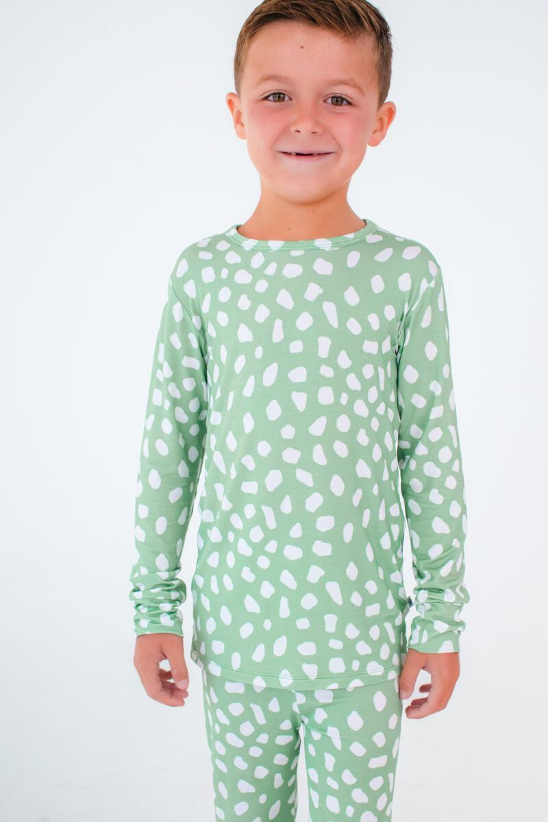 Willow Bamboo Viscose Two-Piece Pajamas from Birdie Bean
