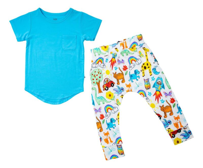 Hope Bamboo Viscose Harem Pant Set Toddler available at Blossom