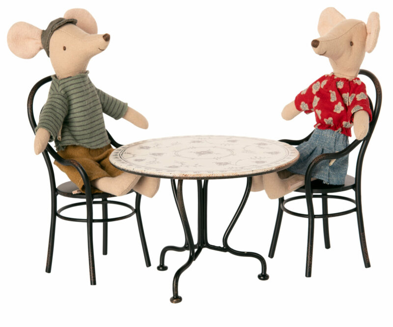 Dining Table with Two Chairs from Maileg