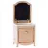 Maileg Sink Cabinet with Mirror for Mouse in Dark Powder