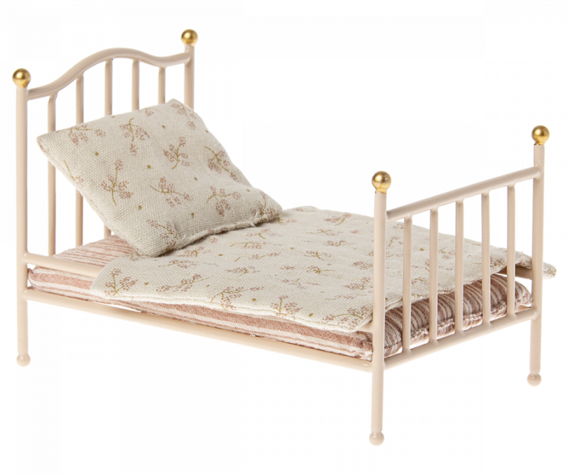 Maileg Vintage Bed for Mouse in Rose