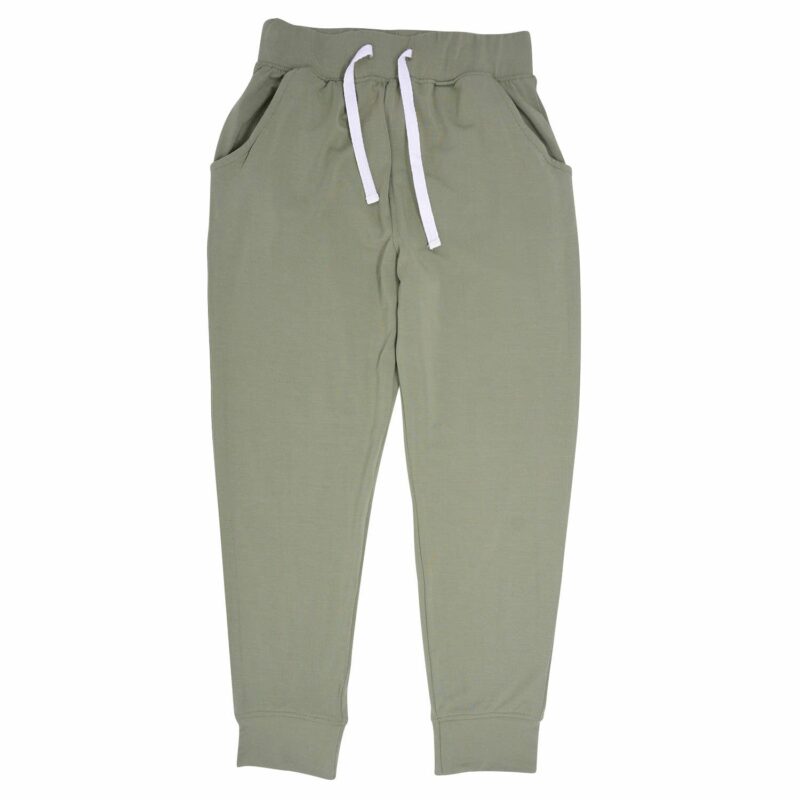 Sweet Bamboo Army Green Bamboo Slacker Pocket Pants