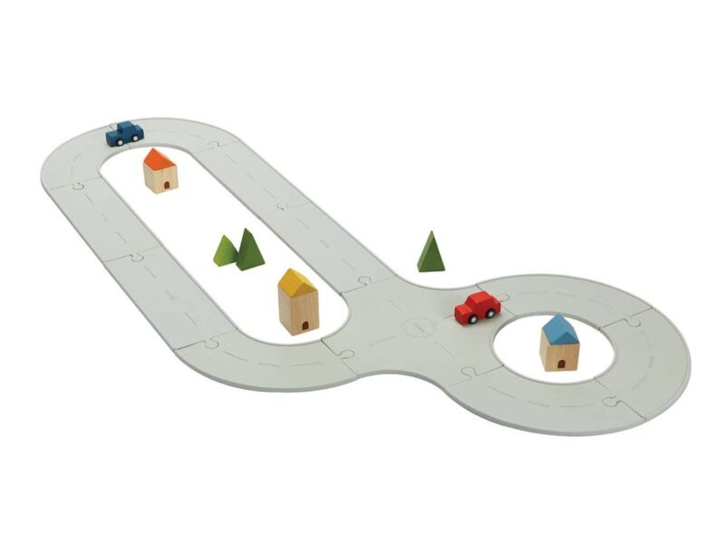 Rubber Road & Rail Medium Set from PlanToys