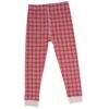 Red Tartan Bamboo Viscose Two-Piece Pajama Set available at Blossom