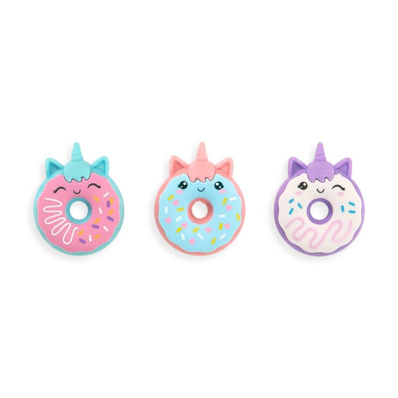 Magic Bakery Unicorn Donuts Scented Erasers Set of 3 from Ooly