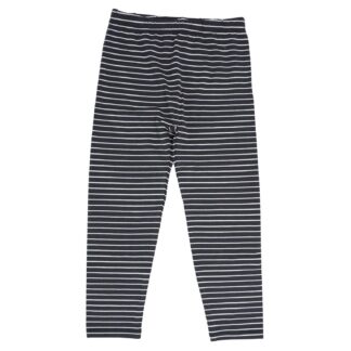 Sweet Bamboo Yacht Stripe Black Bamboo Leggings