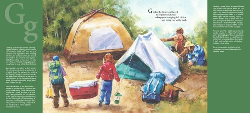 S is for S'Mores: A Camping Alphabet Hardcover Book from Sleeping Bear Press