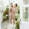 Womens Viscose Organic Cotton Loungewear Bottoms in Natural