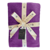 Hanlyn Collective Purple Haze Ribbed Bamboo Viscose Adult Dulcet Blanket
