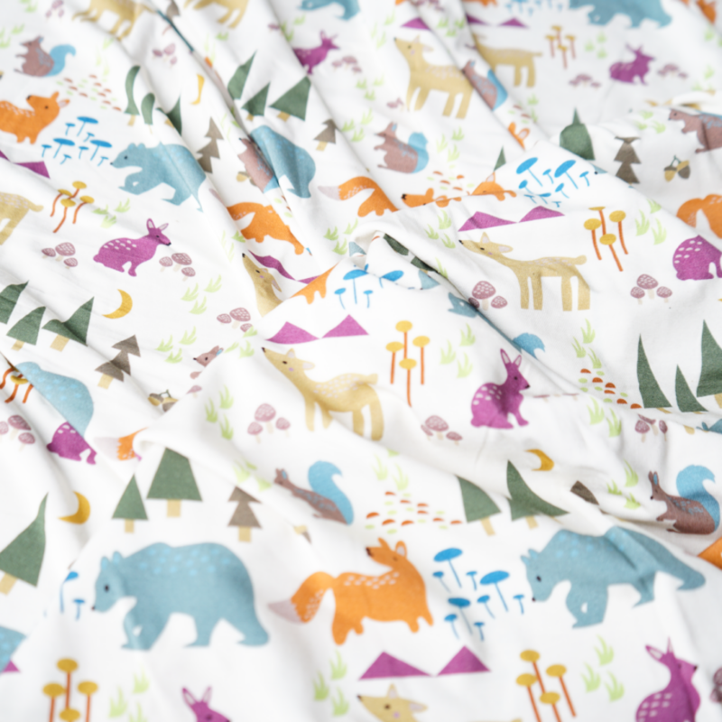 Emerson and Friends Forest Friends Luxury Bamboo Baby Blanket