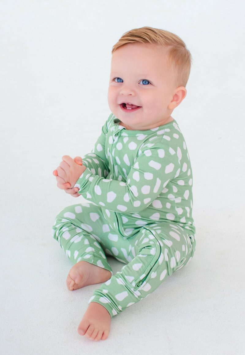 Willow Bamboo Viscose Ruffle Convertible Romper from Birdie Bean