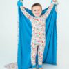 Pete Bamboo Viscose Toddler Birdie Blanket from Birdie Bean