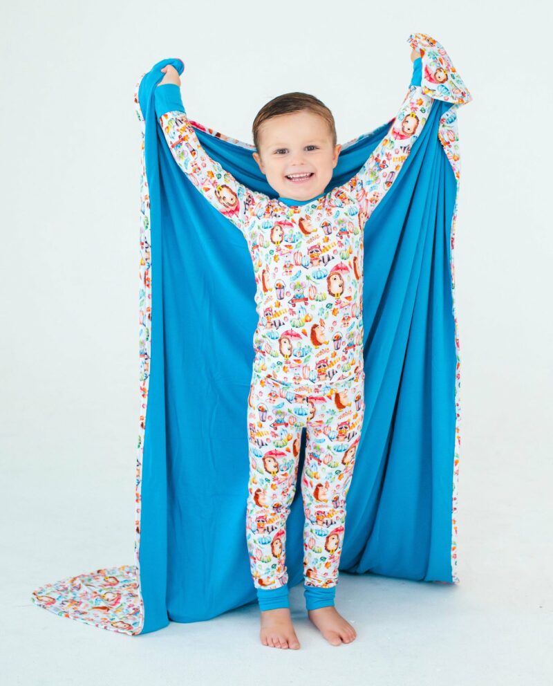 Pete Bamboo Viscose Toddler Birdie Blanket from Birdie Bean