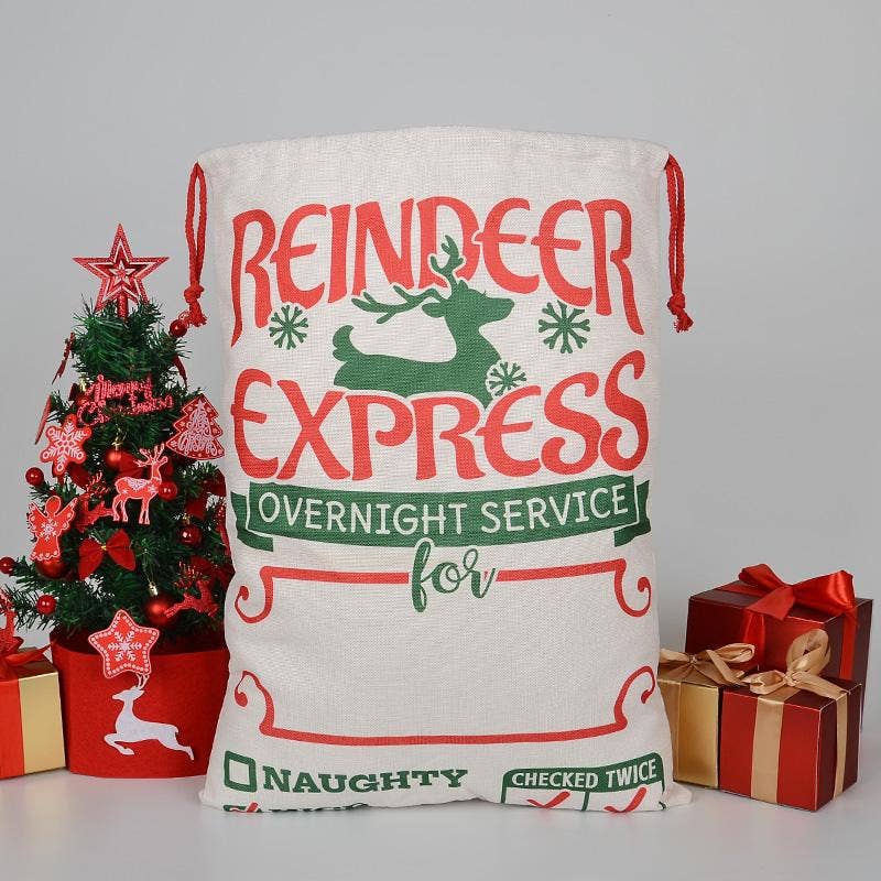 Newcastle Classics Reindeer Express Large Santa Sack