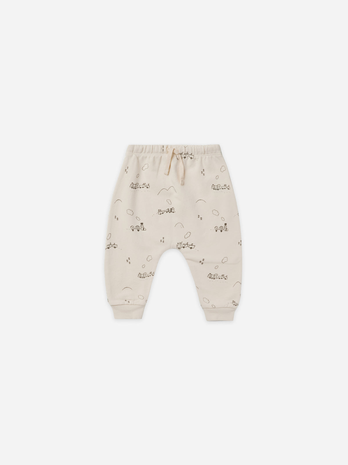 Quincy Mae Fleece Sweatpant In Trains – FINAL SALE – Blossom