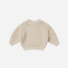 Quincy Mae Chunky Knit Sweater In Natural