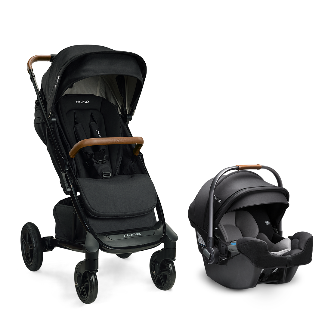 Nuna TAVO Next Stroller and PIPA RX Car Seat Travel System Caviar