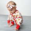 Farm Friends Bamboo Baby Bow Headband from Emerson and Friends