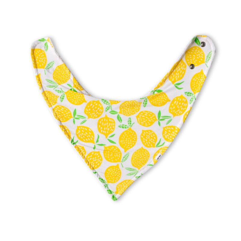 Lemons Bamboo Viscose Bib made by Little Sleepies