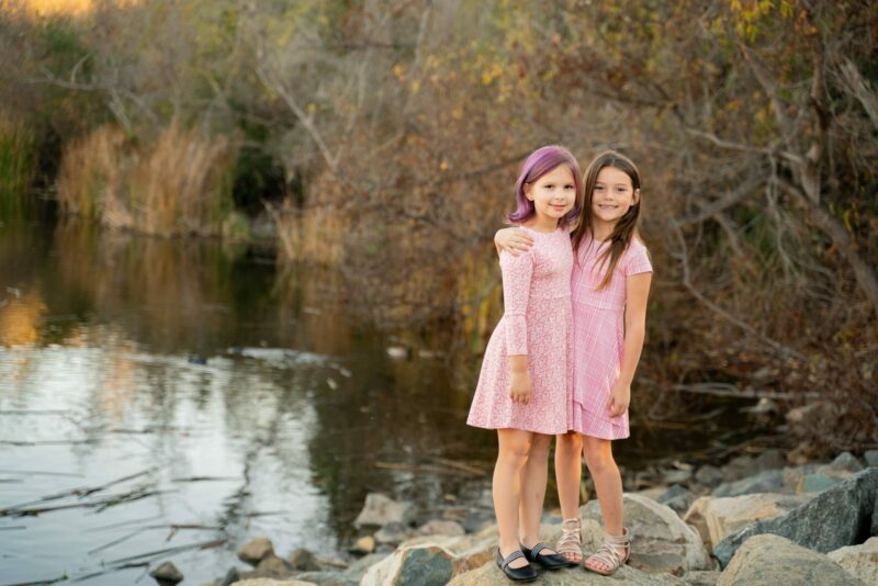 Pink Weave Bamboo Emma's Tulip Dress from Sweet Bamboo