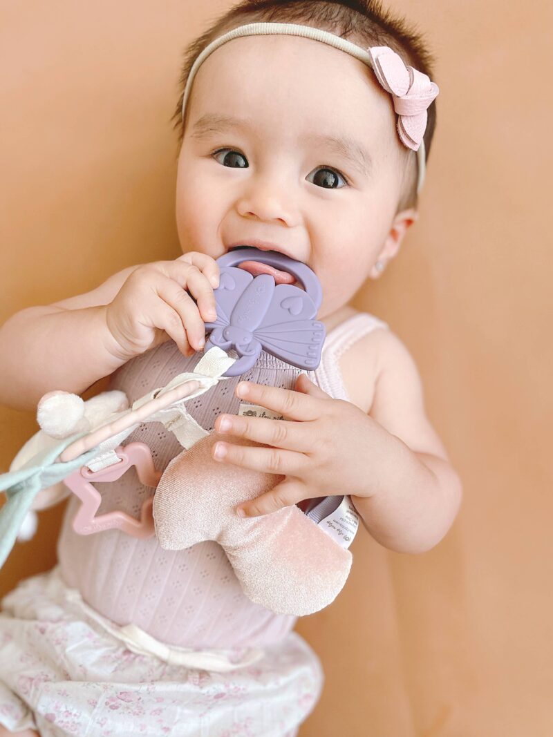 Bitzy Busy Ring Teething Activity Toy Bunny from Itzy Ritzy