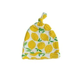 Little Sleepies Lemons Bamboo Viscose Knotted Hat