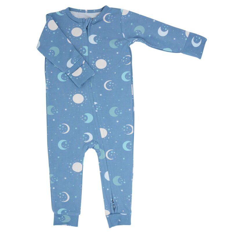 Sweet Bamboo Blue Moon Bamboo Viscose Zipper Romper