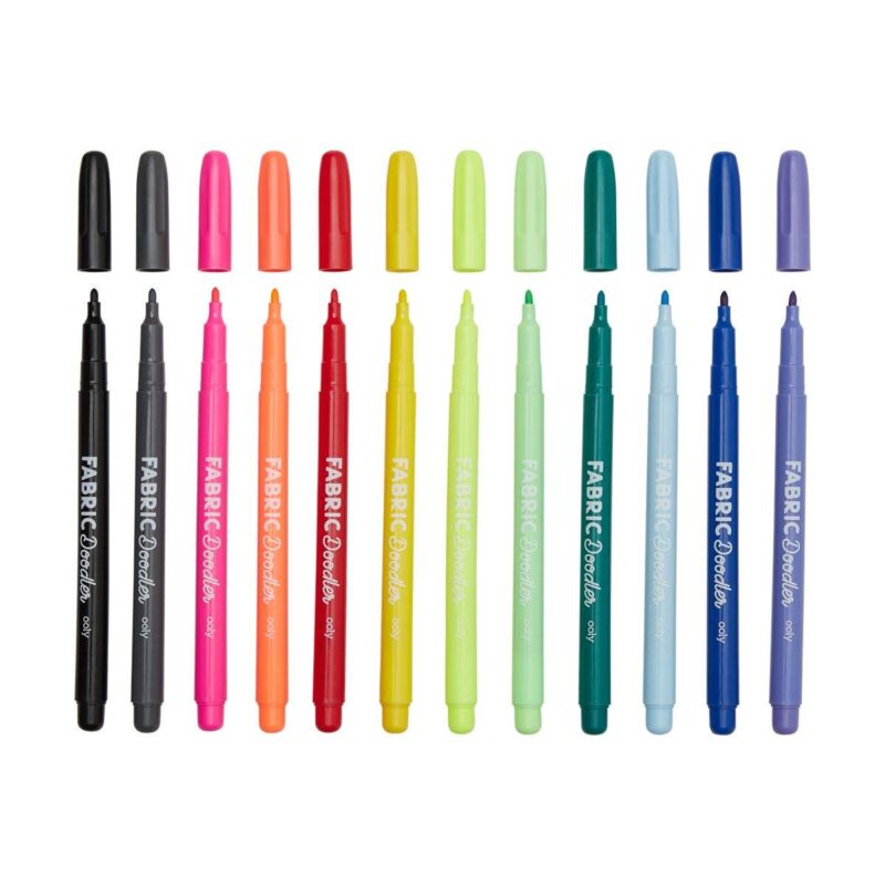 Fabric Doodle Markers Set of 12 from Ooly