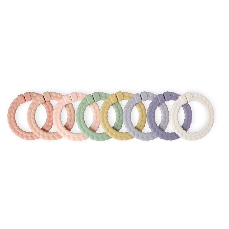 Itzy Ritzy Linking Ring Set Bespoke Pastel