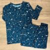 Butterscotch Babies Midnight Blue Constellation Bamboo Viscose Two-Piece Pajama Set