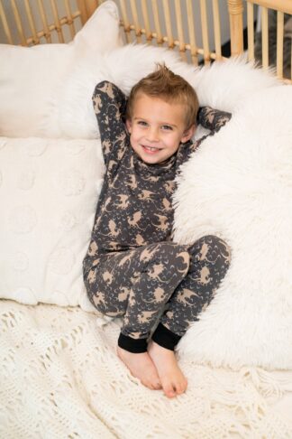 Sweet Bamboo Dragon Bamboo Viscose Two-Piece Pajama Set