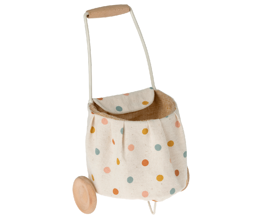 Maileg Trolley Mini in Multi Dots