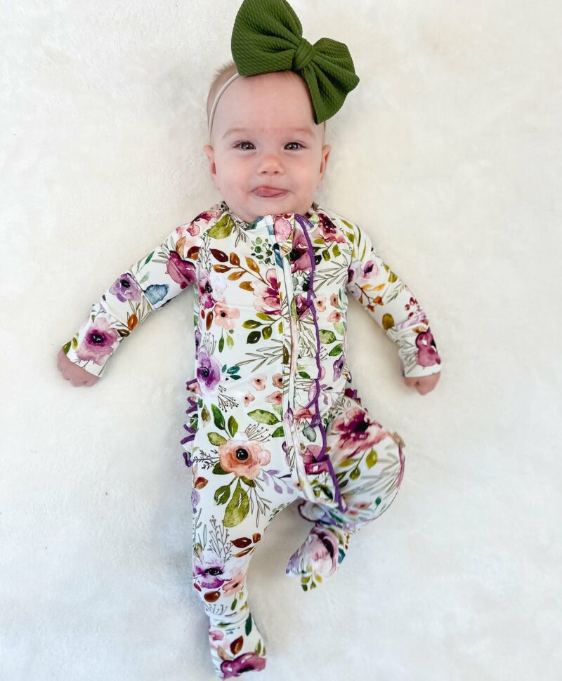 Ellie K's Closet Olivia Bamboo Viscose Fold Over Footie