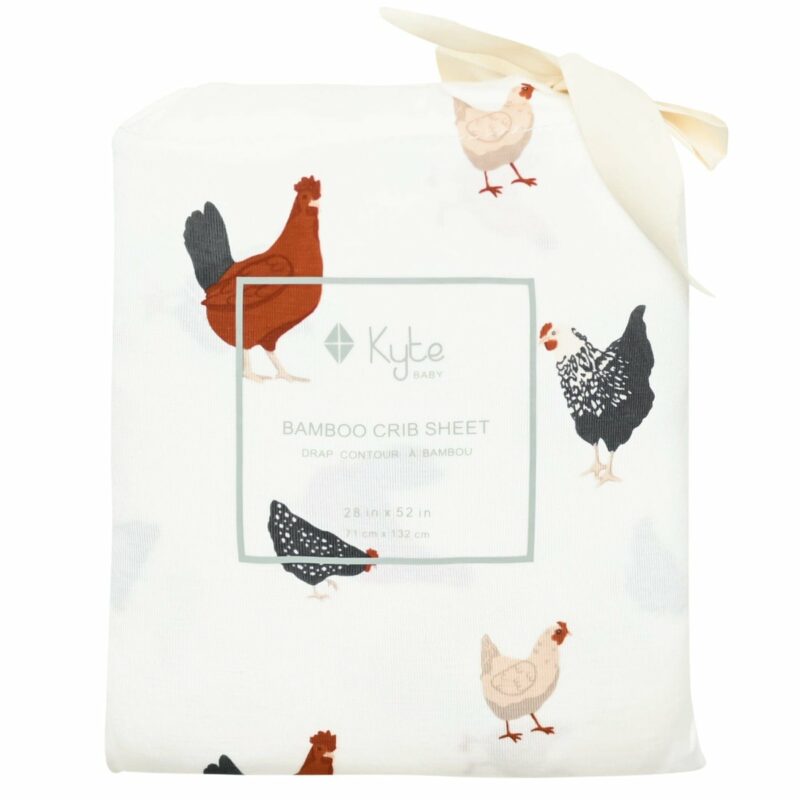 Crib Sheet in Chick from Kyte BABY