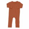 Zippered Romper in Rust available at Blossom
