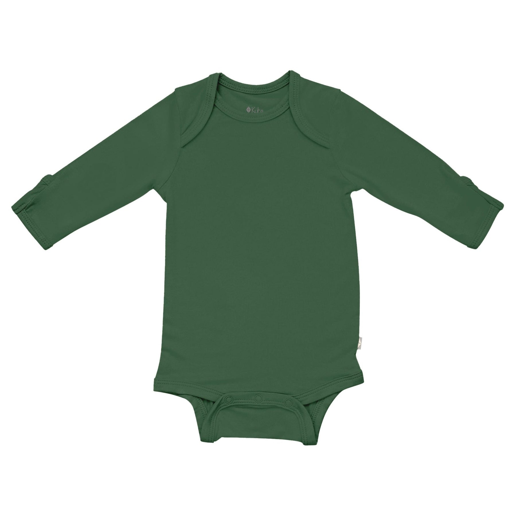 Kyte BABY Long Sleeve Bodysuit in Hunter Blossom