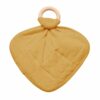Lovey in Marigold with Wooden Teething Ring from Kyte BABY
